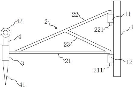 渠道混凝土拖模施工侧模加固结构的制作方法