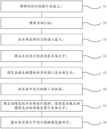 一种利用复合微生物菌剂生态修复黑臭水体的方法与流程