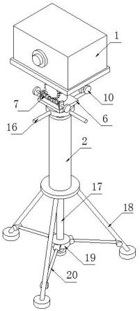 一种建筑工程测绘仪用支撑装置的制作方法