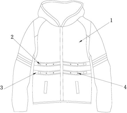 一种夜跑运动服的制作方法