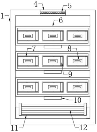 一种合同管理用分类存储柜的制作方法