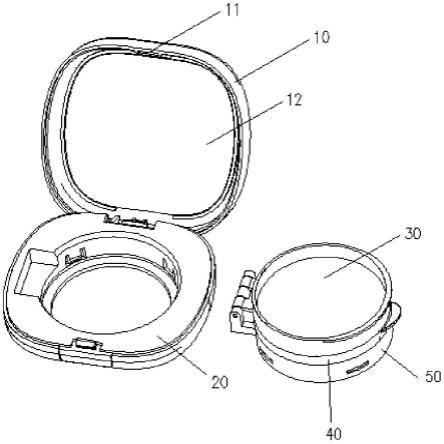 内胆组件及包含该内胆组件的化妆品容器的制作方法