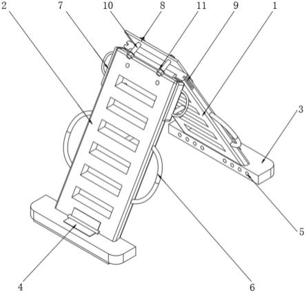 一种园林修建用防倾倒式折叠梯的制作方法