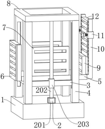 一种可调节伸缩式建筑施工平台的制作方法