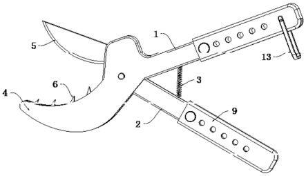 一种修枝剪的制作方法