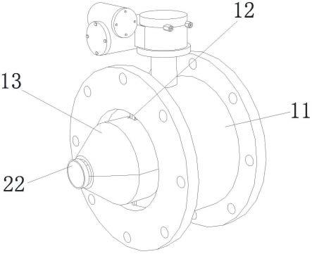 一种防腐型双级涡轮蜗杆电动蝶阀的制作方法