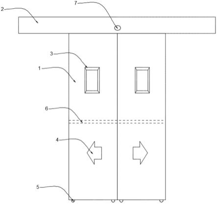 一种用于电波暗室自启式屏蔽门的制作方法