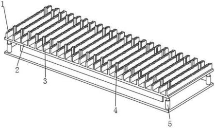 一种矫正机用的托料瓦板结构的制作方法