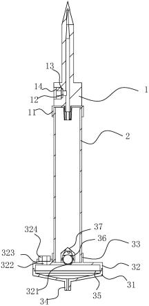 一种穿瓶针与滴斗、药液过滤器一体化的输液器的制作方法