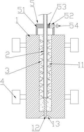 脱硫喷枪耐火材料一体成型模具