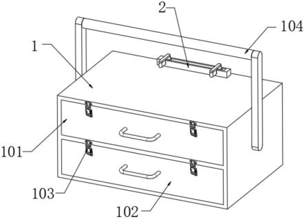 一种土建工程造价管理用预算工具箱的制作方法