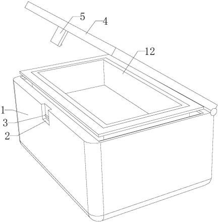 一种具有自锁结构的可降解一次性餐盒的制作方法