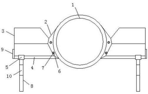 一种气体流量仪器仪表检测用辅助安装结构的制作方法