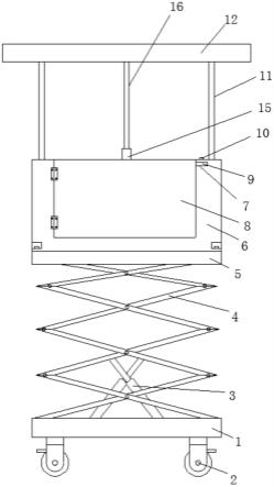 一种建筑施工用升降机的安全装置的制作方法