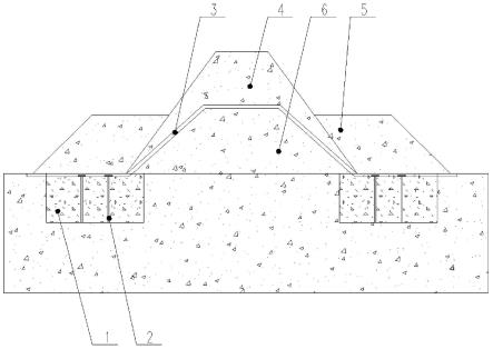 超厚软土层地区堤防加高培厚的防挤土控沉降加固结构的制作方法