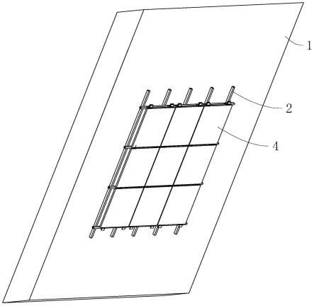 一种房建装修的斜面墙体的干挂结构及施工作业方法与流程