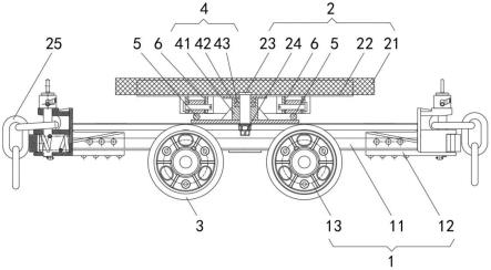 一种带有转盘装置的框架式运输矿车的制作方法