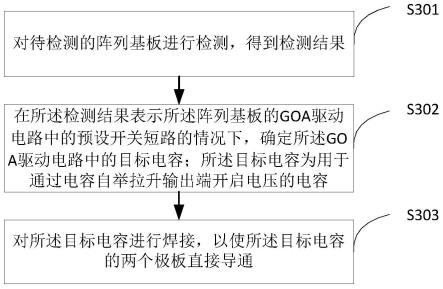 阵列基板的维修方法、装置、电子设备及存储介质与流程