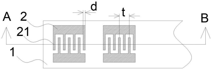 一种声表面波滤波器中叉指换能器的电极图纹制造方法与流程