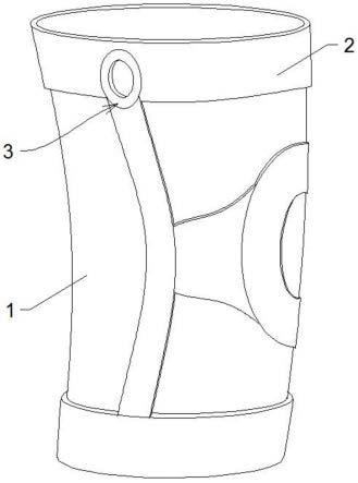 一种护膝用弹性支架的制作方法