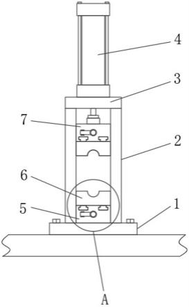 一种车架管钻孔机的固定结构的制作方法