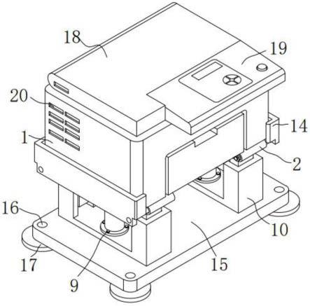 一种打印机减震装置的制作方法