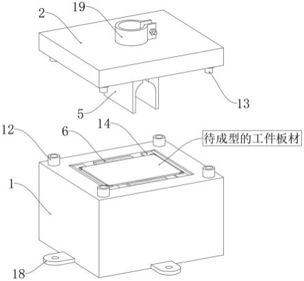 一种自动下料式折弯压凸筋一体化模具的制作方法