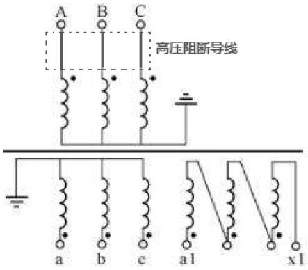 一种高压阻断导线和高压阻地及阻相方法与流程