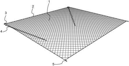 一种建筑施工防坠缓冲网的制作方法