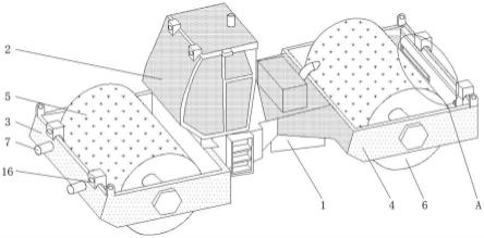 一种带刮料结构的双钢轮压路机的制作方法