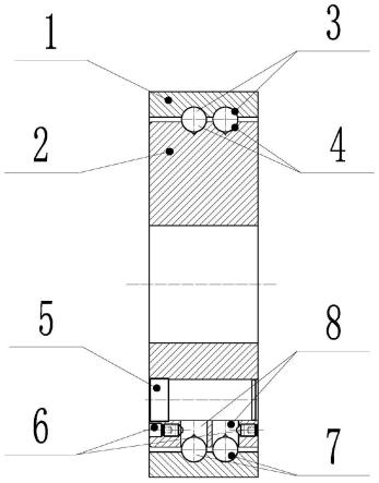 多列多点接触式滚珠轴承及制作方法与流程