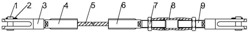 预应力钢绞线滚压组合型拉索的制作方法