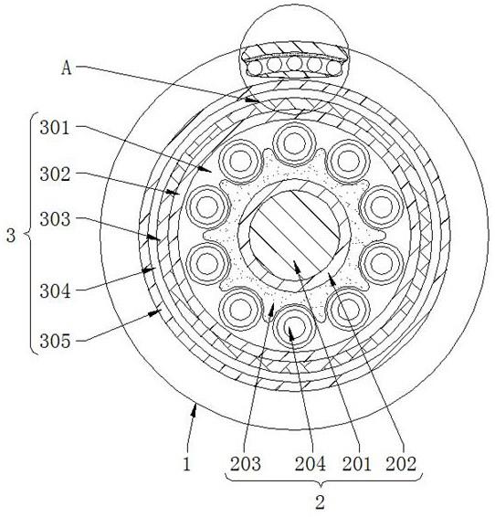 一种具有光纤固定结构的多芯分支光缆的制作方法