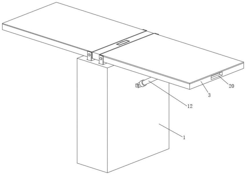 一种回旋伸缩的便携铝合金餐桌的制作方法