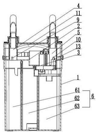 低水位断电保护的壁挂式封闭结构过滤装置的制作方法