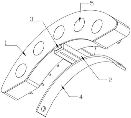 瓦楞灯自适应固定支架的制作方法