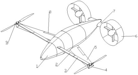 一种垂直起降飞行器布局结构的制作方法