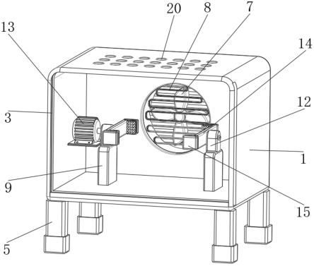 一种显示屏光学膜体加工用烘烤固化装置的制作方法