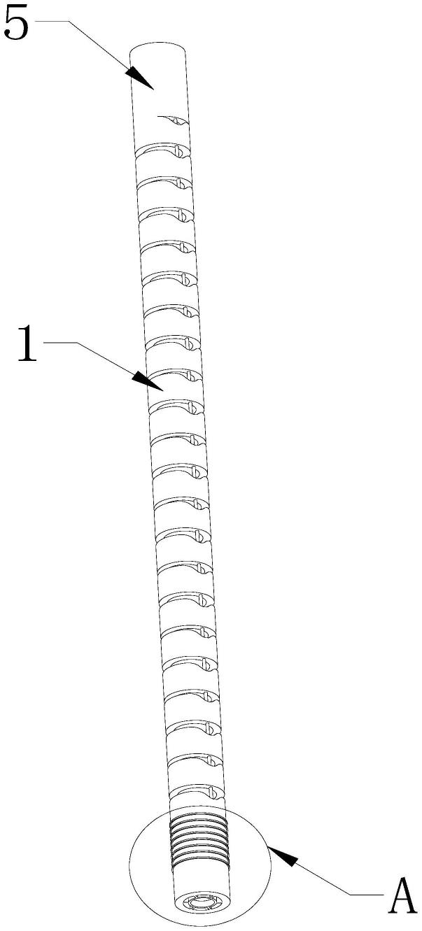一种蛇骨管单元节及蛇骨管的制作方法