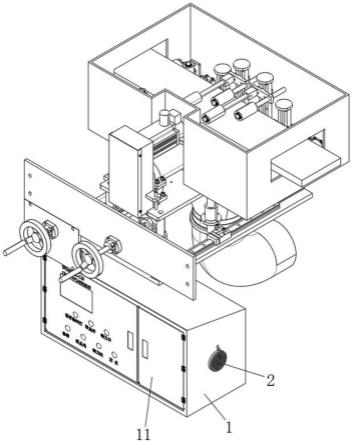 一种双刀铣槽机用的电控柜的制作方法