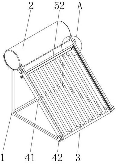 直管换热式承压防冻太阳能热水器的制作方法