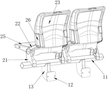 一种用于改善体育场馆视线的座椅的制作方法