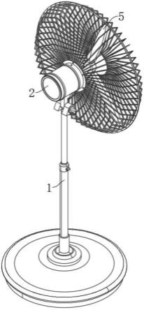 一种新型低噪音功能的工业风扇的制作方法
