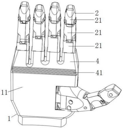 一种仿人手的机械手的制作方法