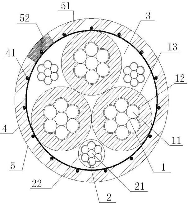 一种井下采矿用防撞电缆的制作方法