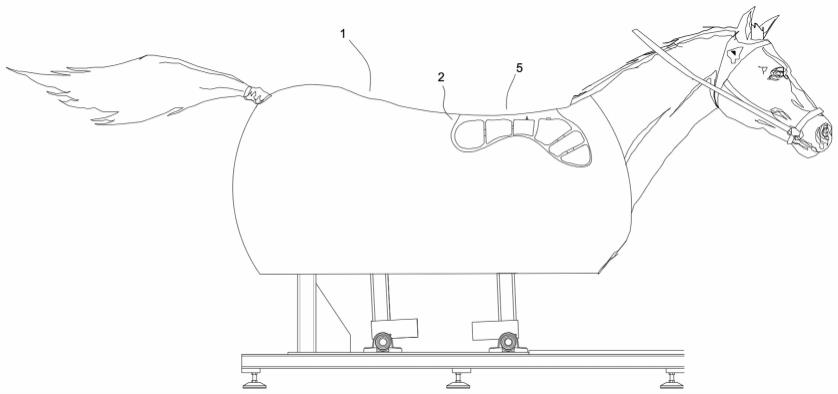 一种带姿态监测的骑马模拟装置的制作方法