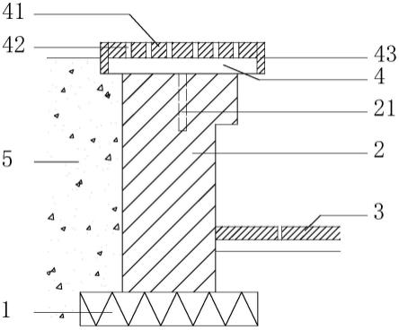 一种轻型建筑庭院亭台花池座凳结构的制作方法