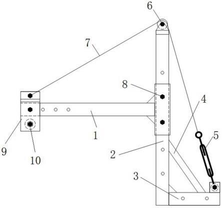 一种高处作业吊篮的三角支架悬挂机构的制作方法