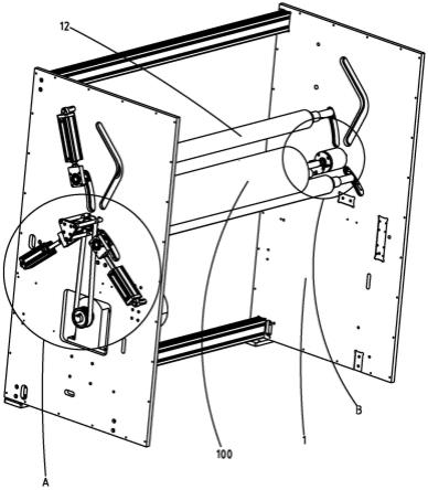 RO卷膜组件旋转支撑装置的制作方法