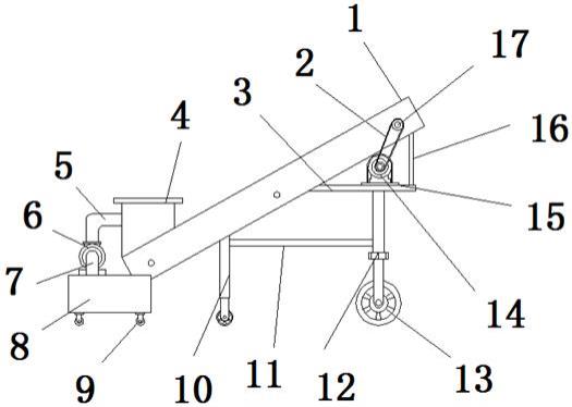 一种具有物料自回收功能的刮板输送机的制作方法